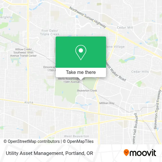 Utility Asset Management map