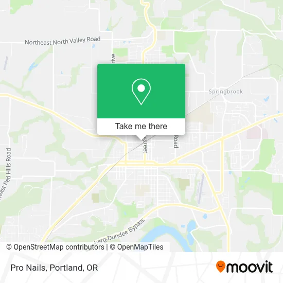 Pro Nails map