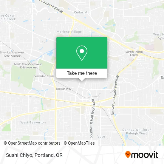 Sushi Chiyo map