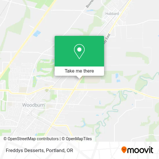 Freddys Desserts map