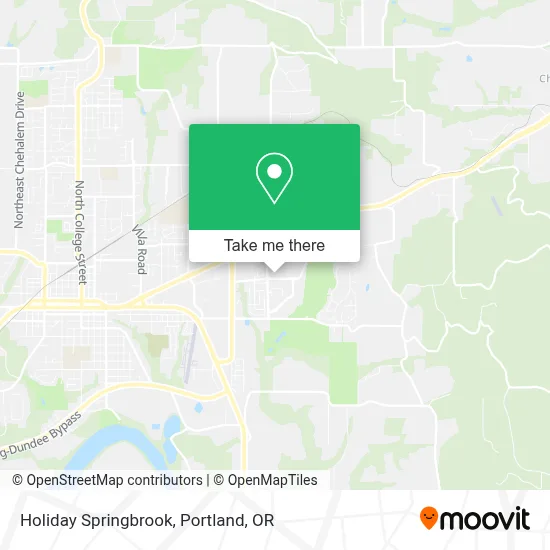 Holiday Springbrook map