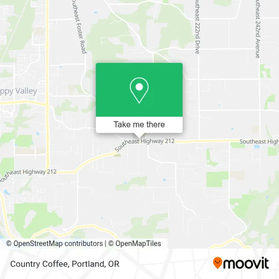 Country Coffee map