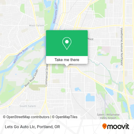 Lets Go Auto Llc map