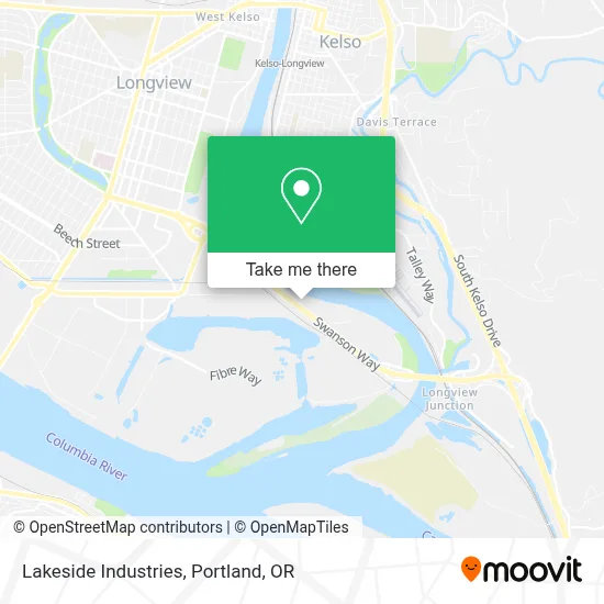 Lakeside Industries map