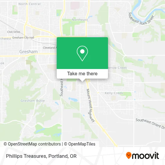 Phillips Treasures map