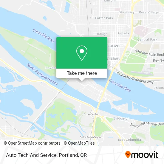 Auto Tech And Service map