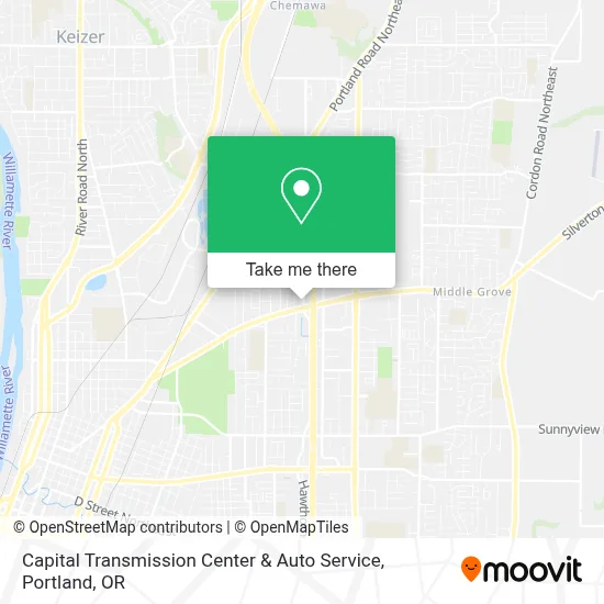 Capital Transmission Center & Auto Service map