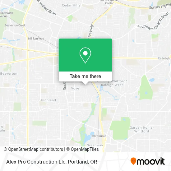 Alex Pro Construction Llc map