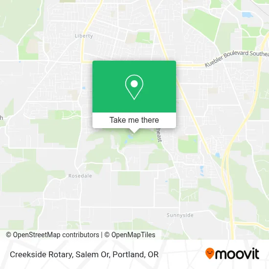Creekside Rotary, Salem Or map