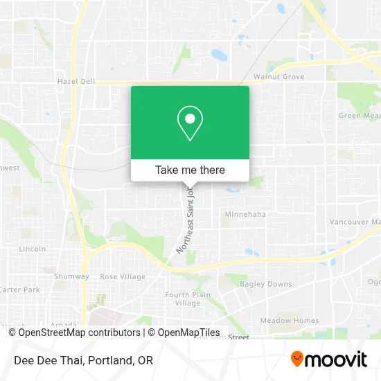 Dee Dee Thai map