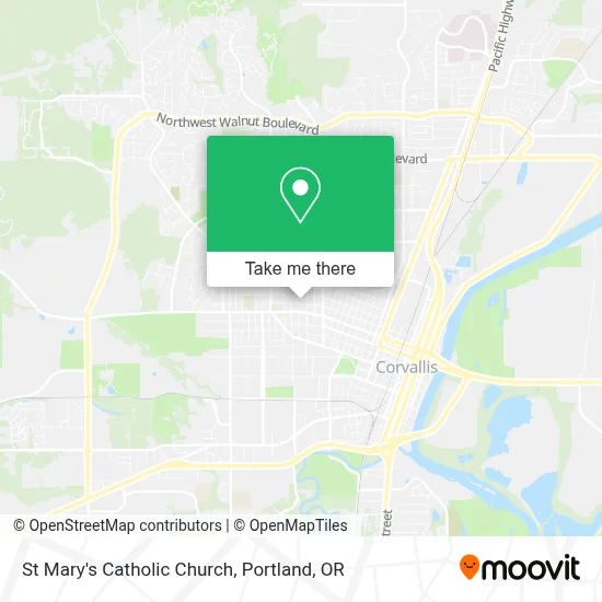 St Mary's Catholic Church map