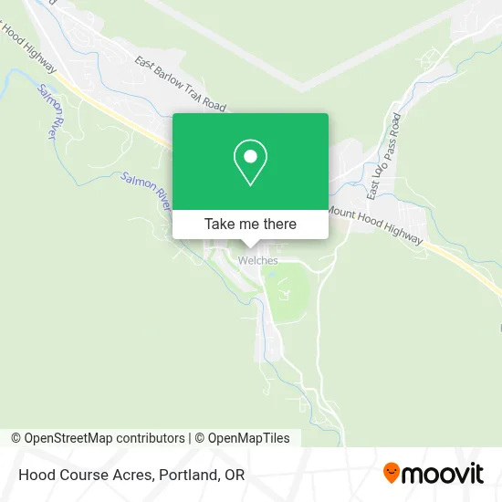 Hood Course Acres map
