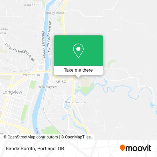Banda Burrito map