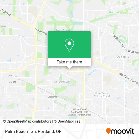 Palm Beach Tan map