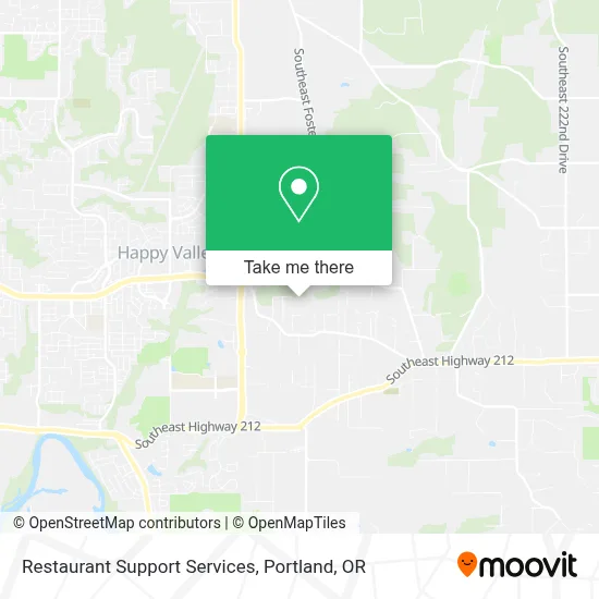 Restaurant Support Services map