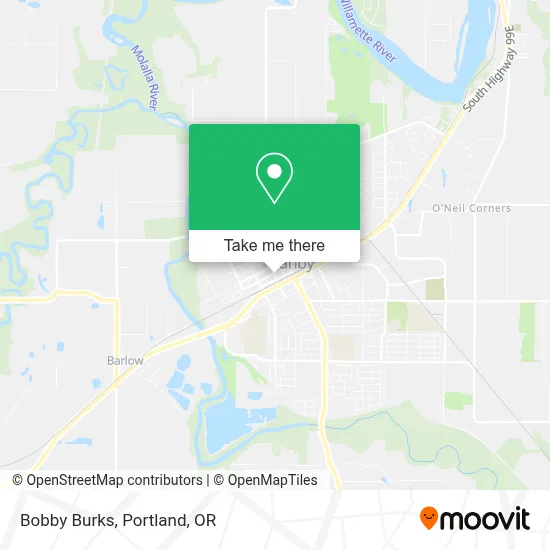 Bobby Burks map