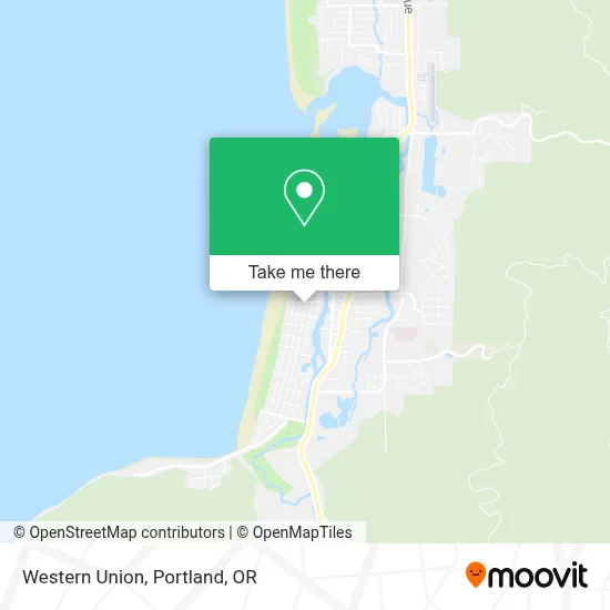 Western Union map