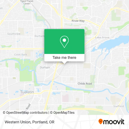 Western Union map