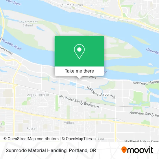 Sunmodo Material Handling map