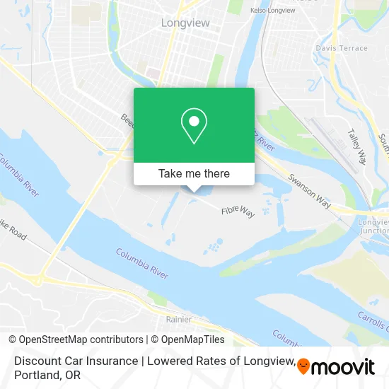 Discount Car Insurance | Lowered Rates of Longview map