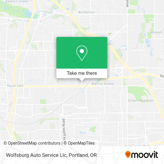 Wolfsburg Auto Service Llc map