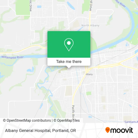 Albany General Hospital map