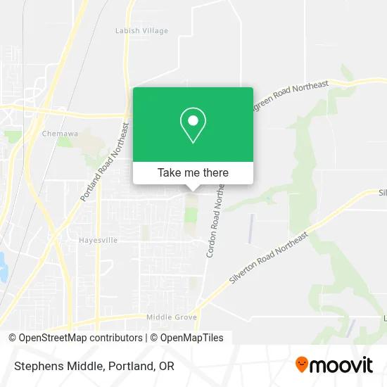 Stephens Middle map