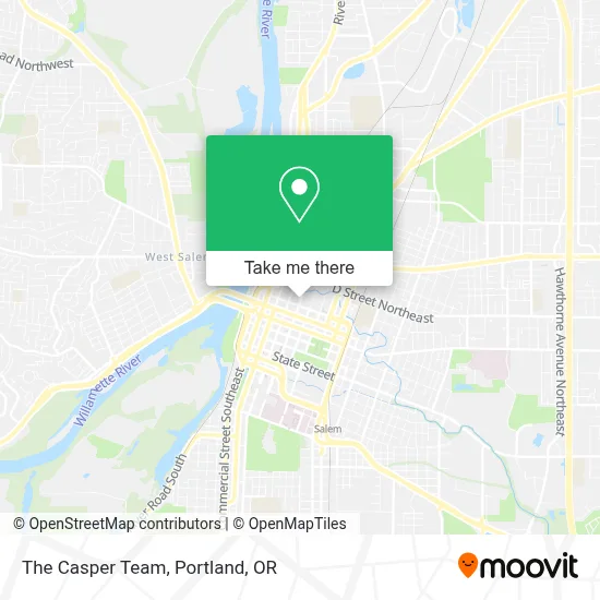 The Casper Team map