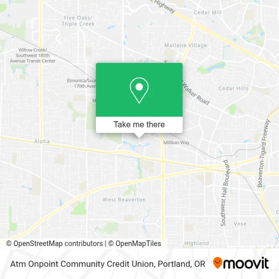 Atm Onpoint Community Credit Union map
