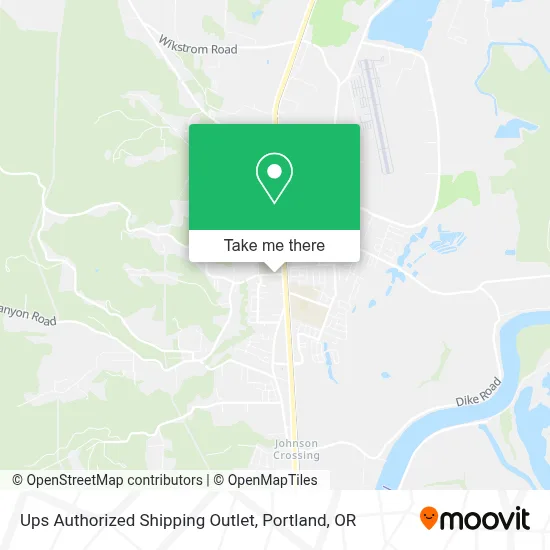 Ups Authorized Shipping Outlet map
