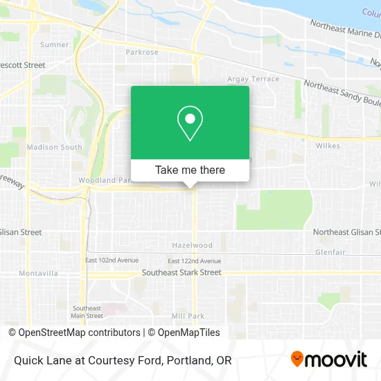 Quick Lane at Courtesy Ford map