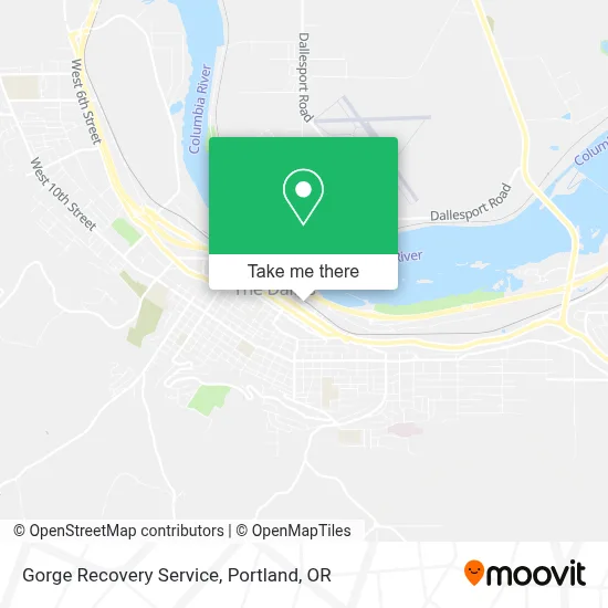 Gorge Recovery Service map