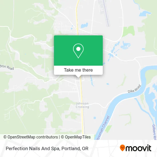 Perfection Nails And Spa map