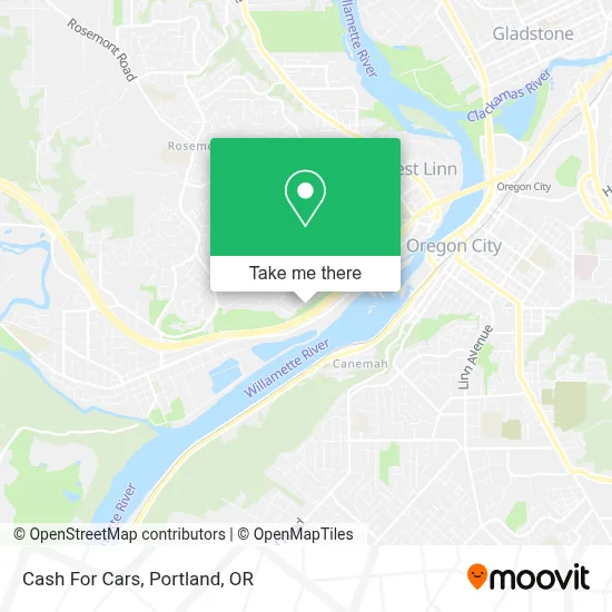 Cash For Cars map