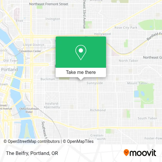The Belfry map