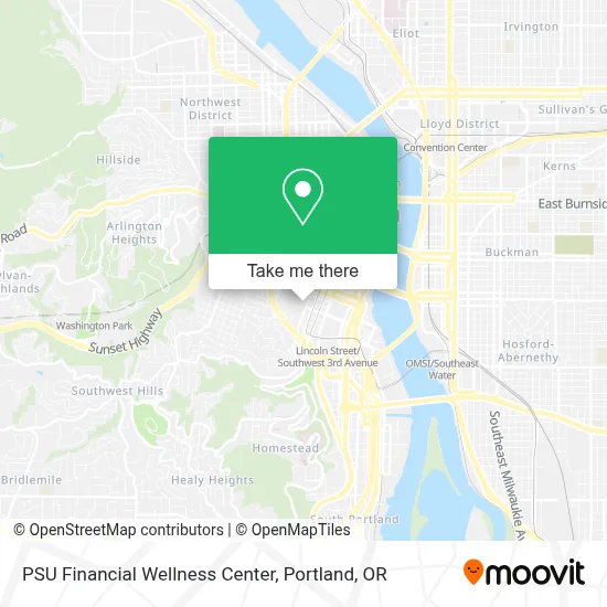 PSU Financial Wellness Center map