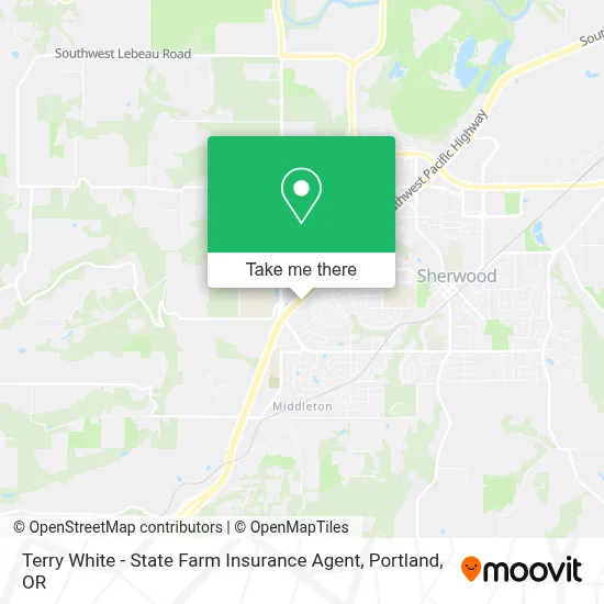 Terry White - State Farm Insurance Agent map