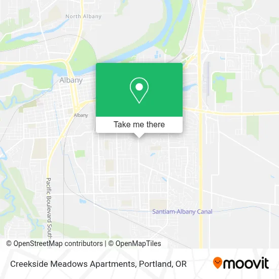 Creekside Meadows Apartments map