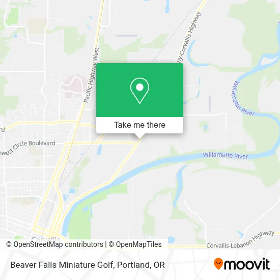 Beaver Falls Miniature Golf map