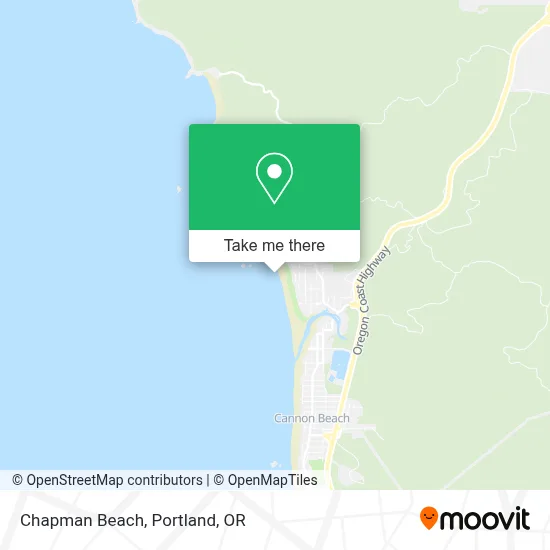 Chapman Beach map