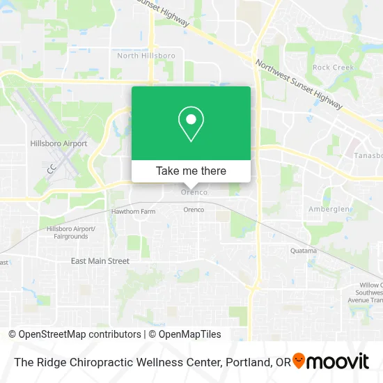 The Ridge Chiropractic Wellness Center map
