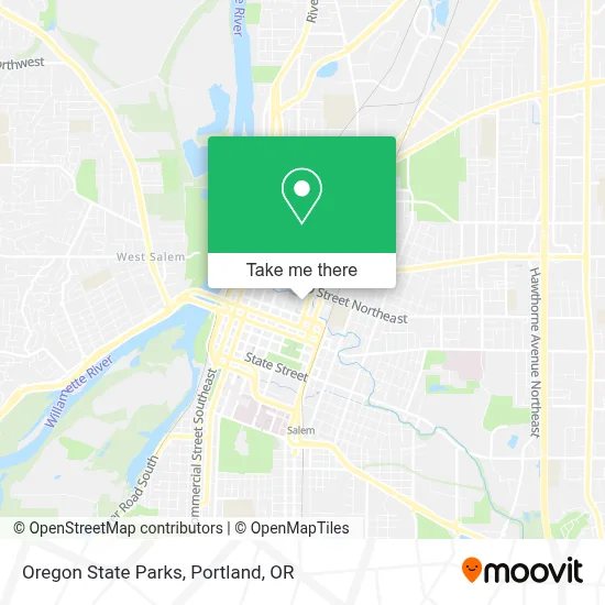 Oregon State Parks map