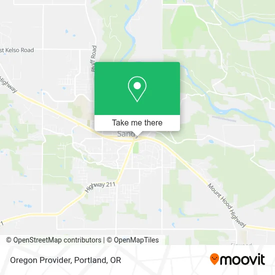 Oregon Provider map