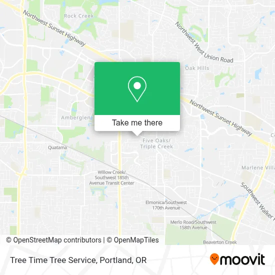 Tree Time Tree Service map