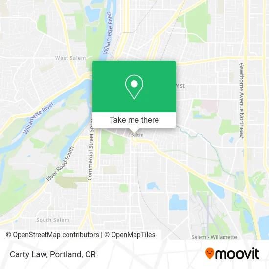 Carty Law map