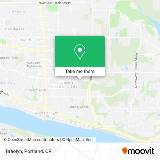 Braelyn map