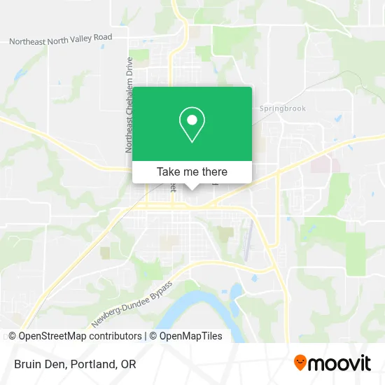 Bruin Den map