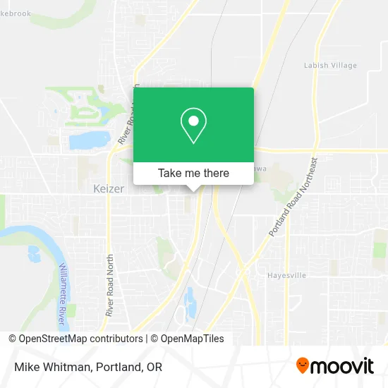 Mike Whitman map