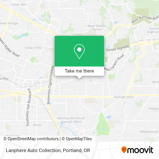 Lanphere Auto Collection map