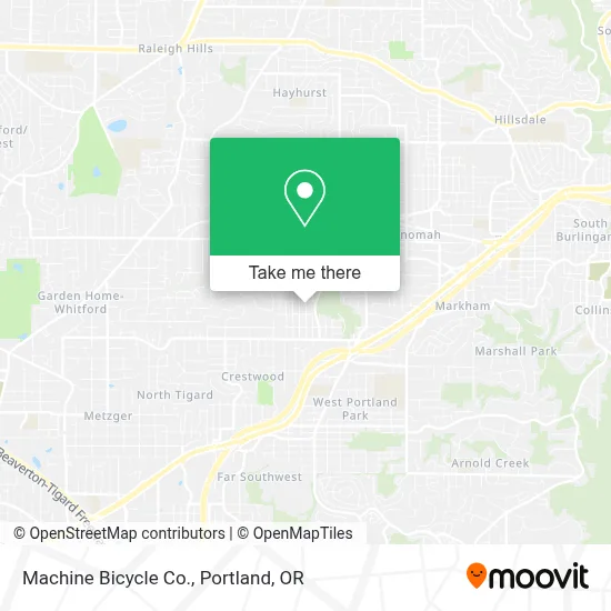 Machine Bicycle Co. map